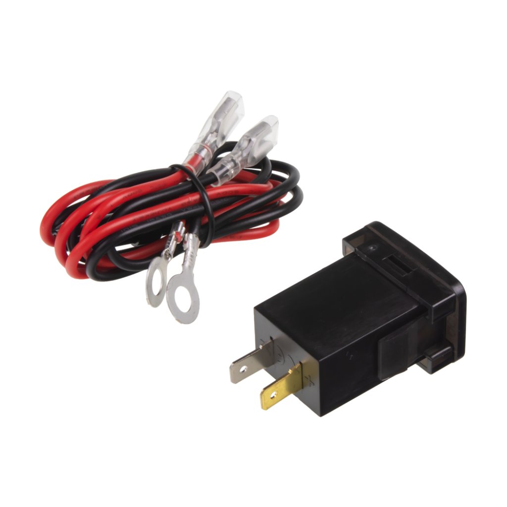 2x USB nabíječka QC3.0 s voltmetrem do Toyota