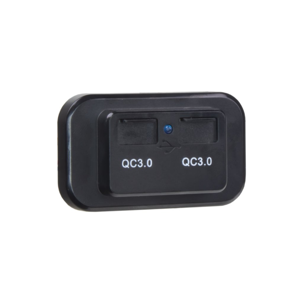 2x USB QC3.0 zásuvka 12/24V, montáž na povrch