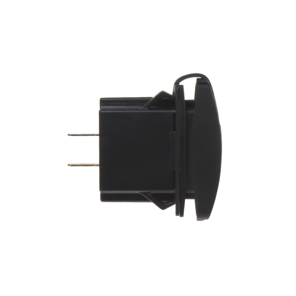 2x USB zásuvka "Rocker", červené podsvícení