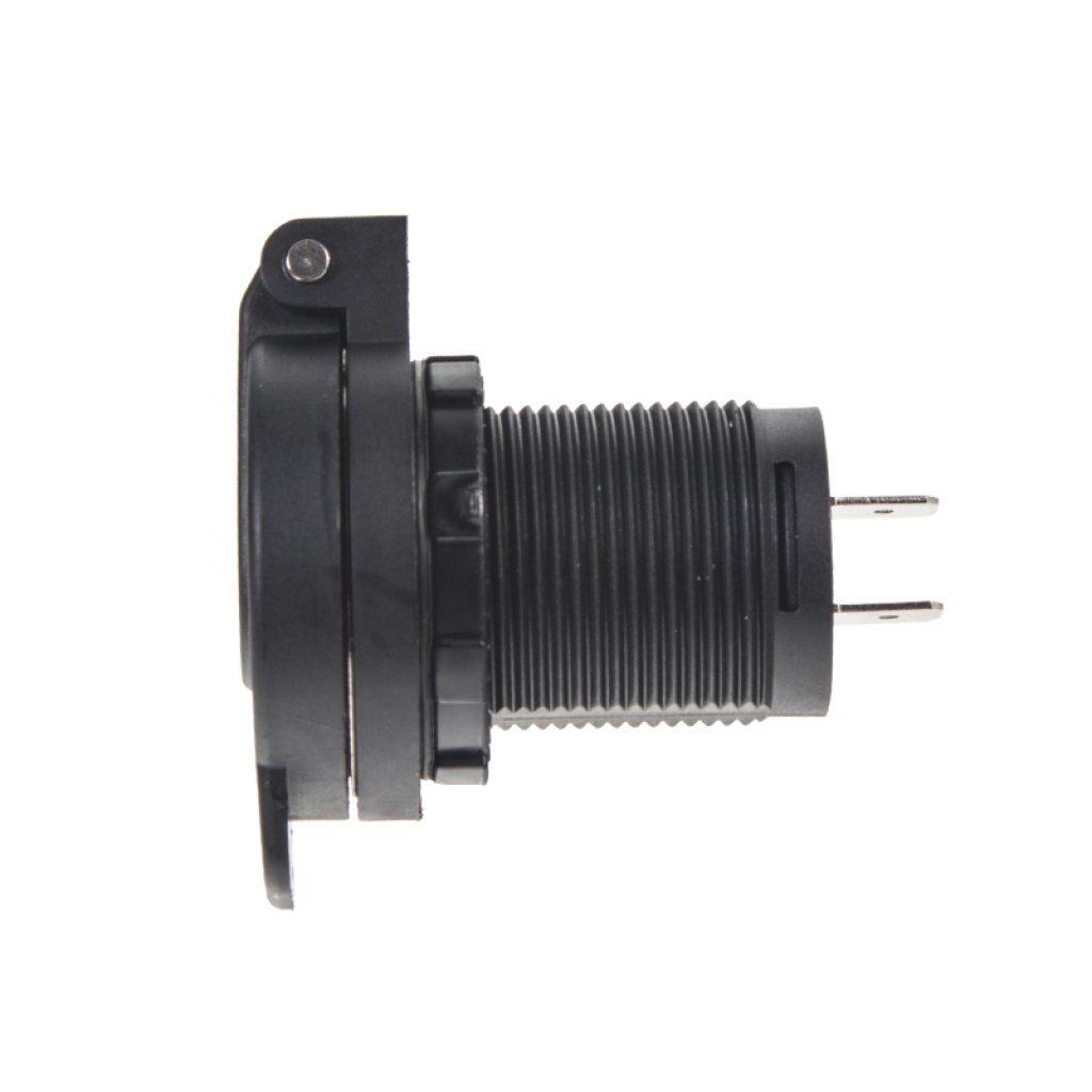 2x USB zásuvka ve voděodolném držáku 12/24V, 2x 2,4A