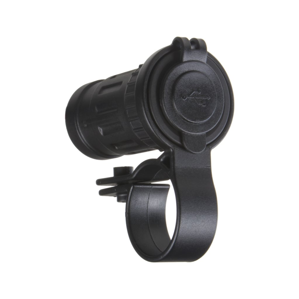 2x USB zásuvka voděodolná na řidítka / trubku