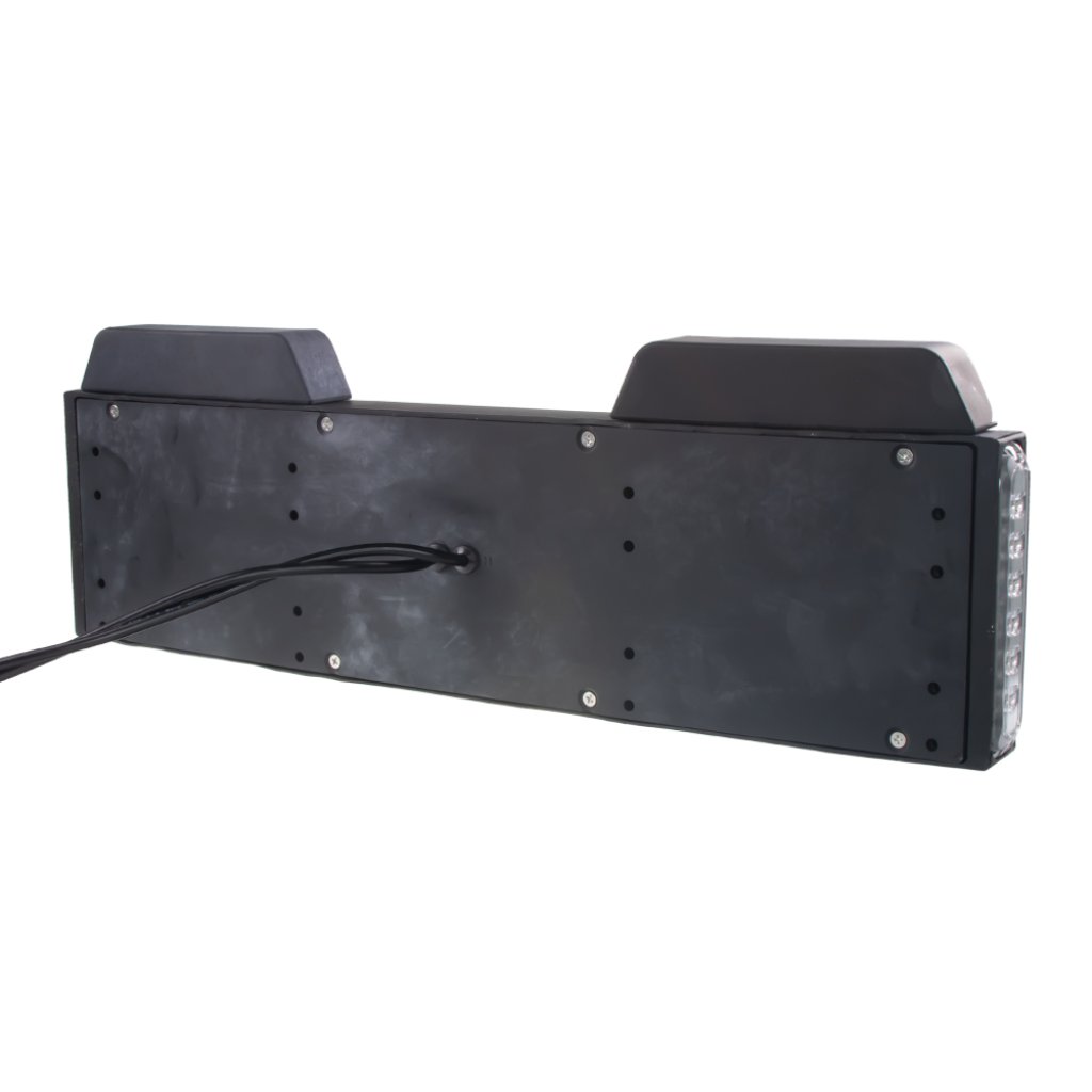 4x PREDATOR 6x4W LED pod SPZ, 12-24V, oranžový, ECE R65