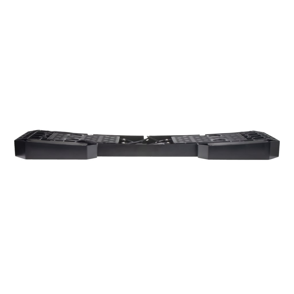 4x PREDATOR 6x4W LED pod SPZ, 12-24V, prohnutové, oranžové, ECE R65