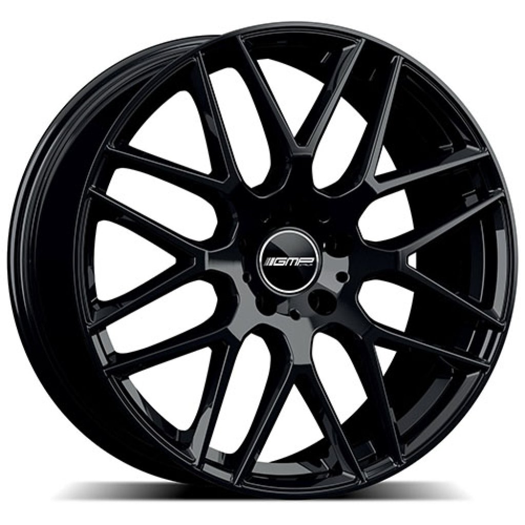 8,0x18 5/112 ET35 GMP Berghem; glossy black, kulová R14, průměr 66,6 (750kg)