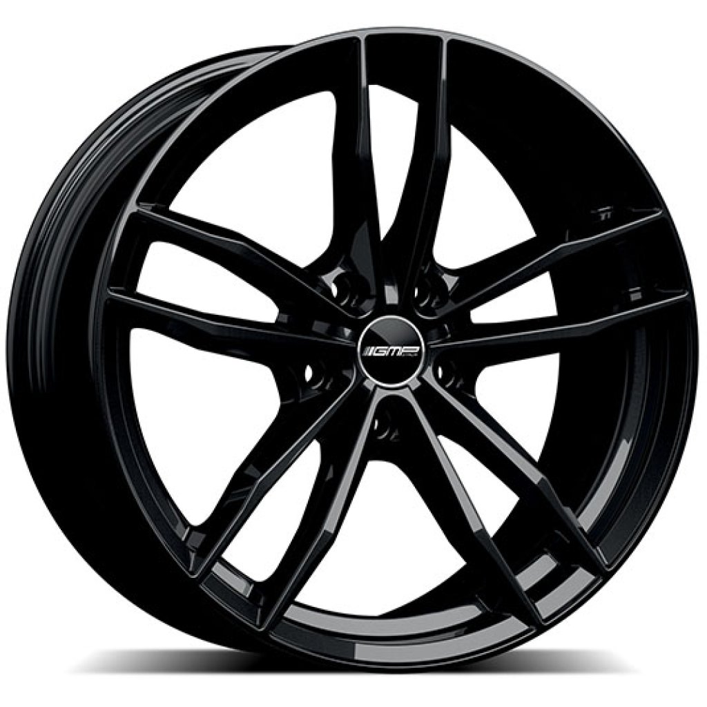 8,0x19 5/120 ET45 GMP Swan; glossy black, kužel, průměr 72,6 (750kg)