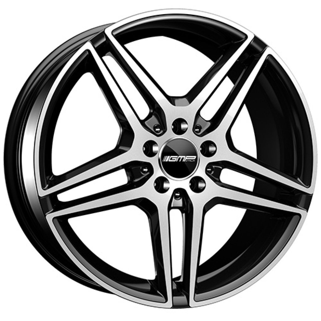 8,5x19 5/112 ET45 GMP Mythos; black diamond, kulová R14,průměr 66,6 (750kg)