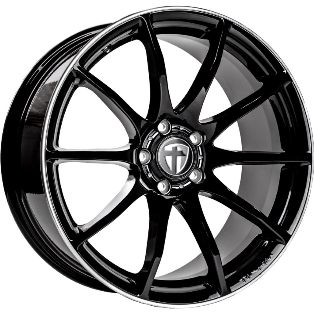 8,5x19 5/120 ET35 Tomason TN1; black rim polished, kužel, průměr 72,6 (690kg)