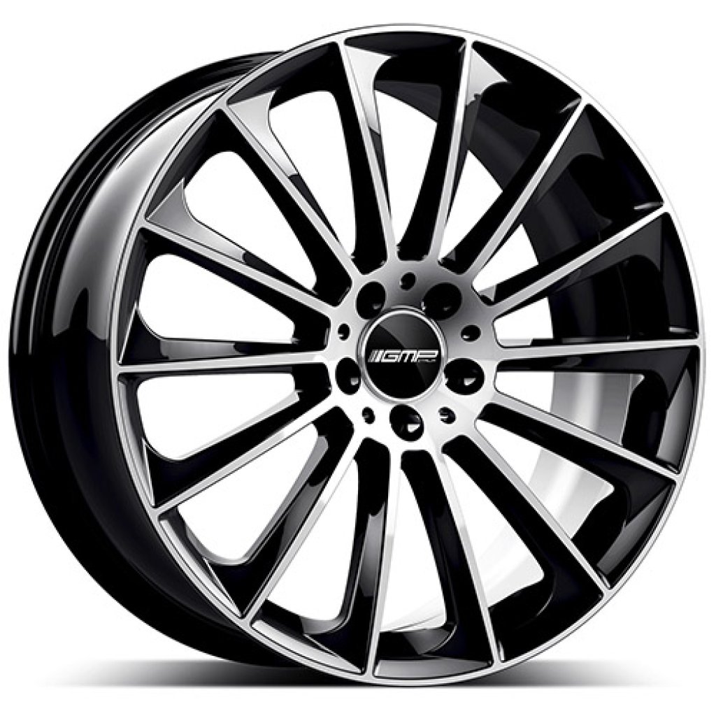 9,0x18 5/112 ET50 GMP Stellar; black diamond, kulová R14, průměr 66,6 (750kg)