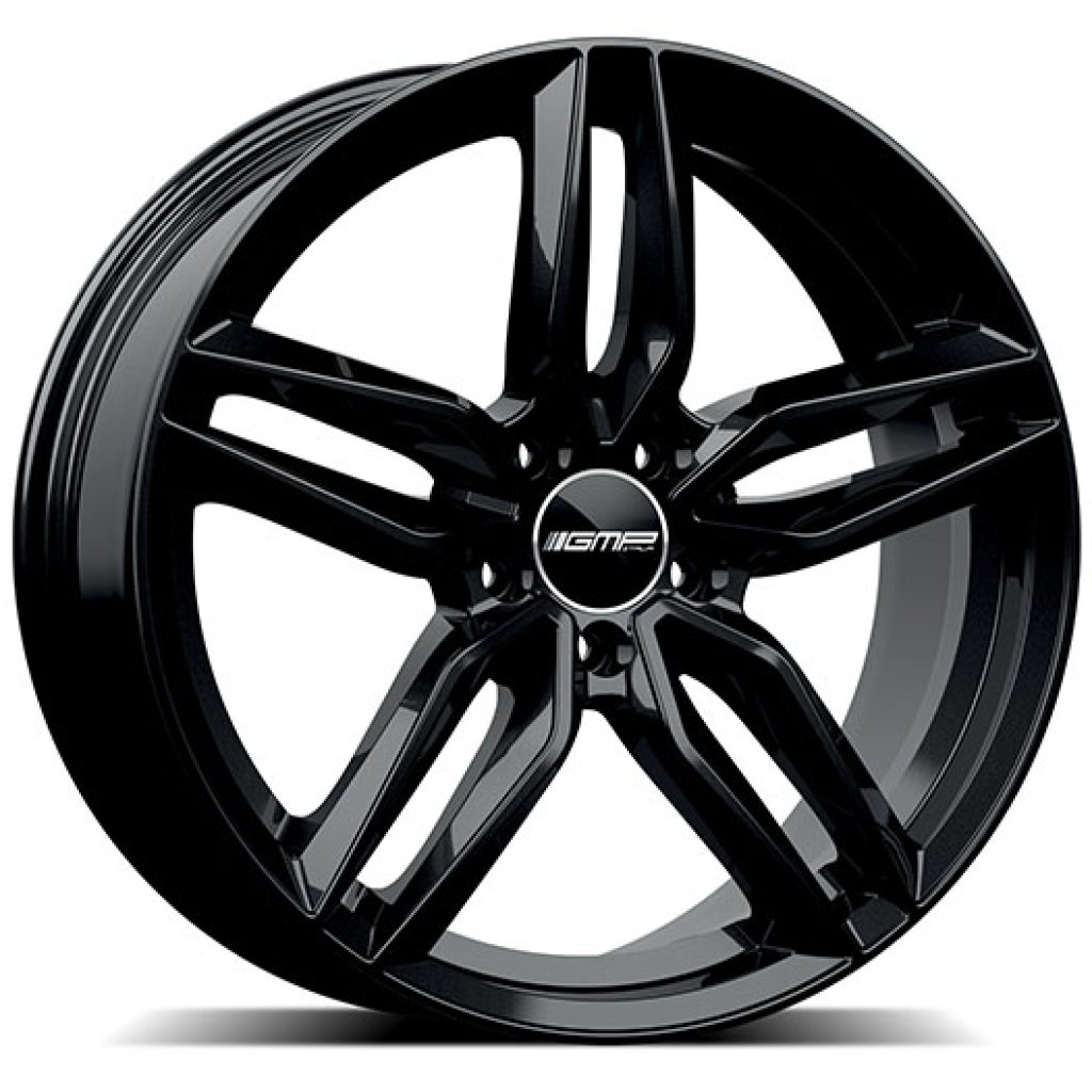 9,0x19 5/112 ET48 GMP Fasten; glossy black, kulová R14, průměr 66,6 (750kg)