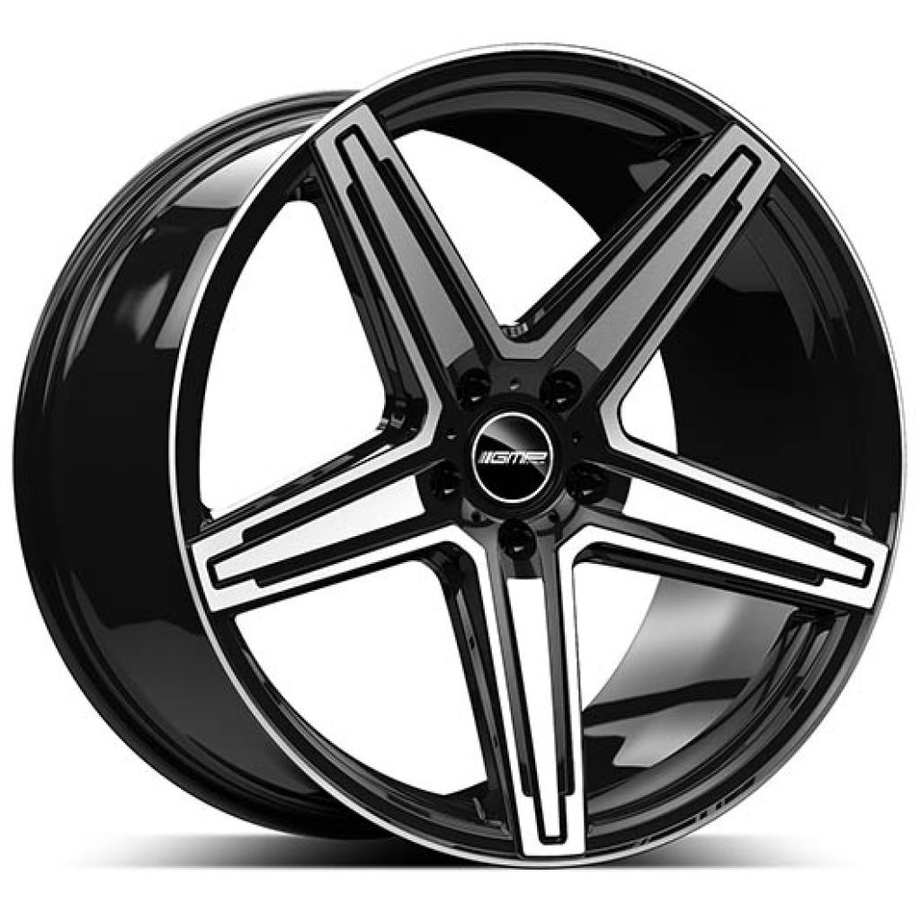 9,0x21 5/112 ET28 GMP MK1 Concave; black diamond, kužel, průměr 75,0 (765kg)