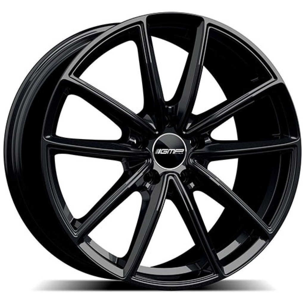 9,5x21 5/112 ET26 GMP Titan; glossy black, kulová R14, průměr 66,5 (750kg)