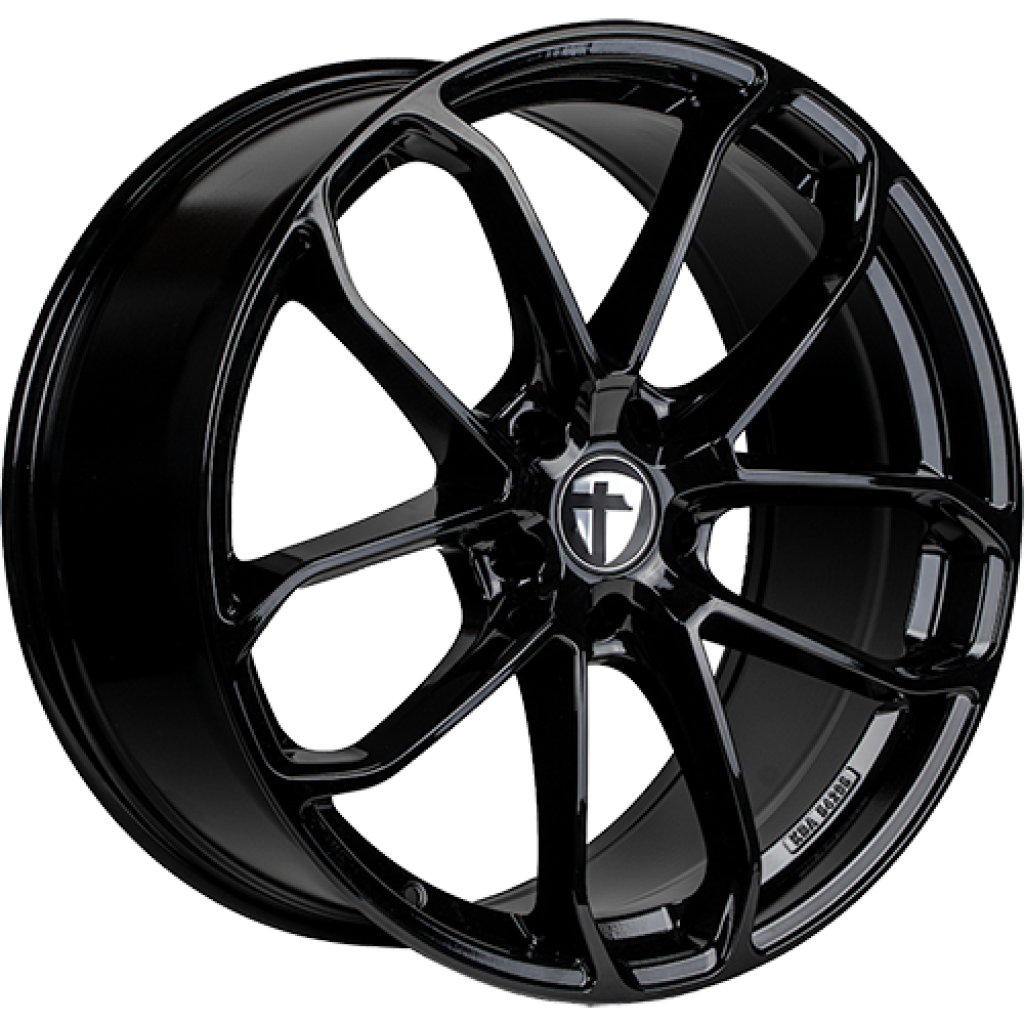 9,5x21 5/112 ET31 Tomason AR2; glossy black, kulová R14, průměr 66,6 (850kg)