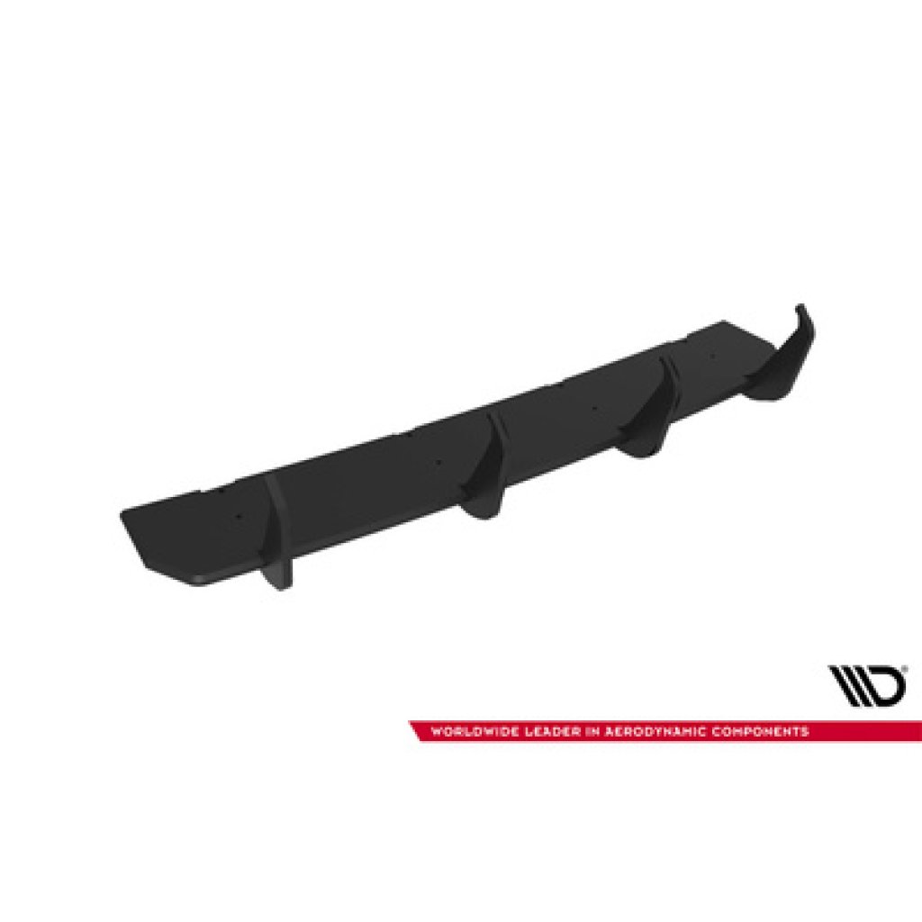 Maxton Design "Street Pro" difuzor zadního nárazníku v.1 pro Volkswagen Golf GTI Mk8 Facelift, plast ABS bez povrchové úpravy, Clubsport