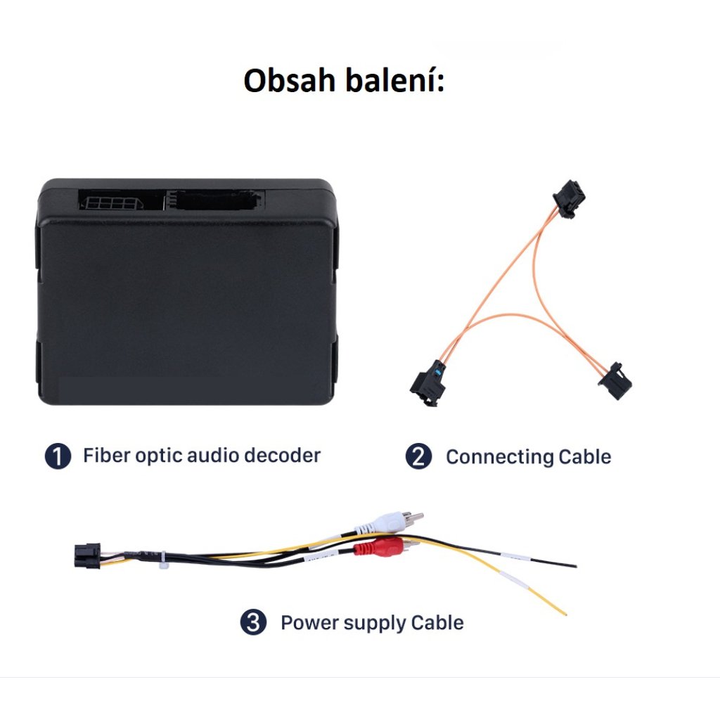 Adaptér pro aktivní systém Audi A6/A8/Q7 s optikou