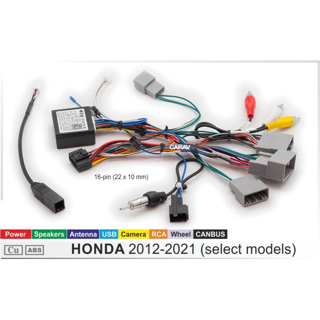 Adaptér z volantu Honda 2012-2021 pro autorádia Android 7", 9", 10"