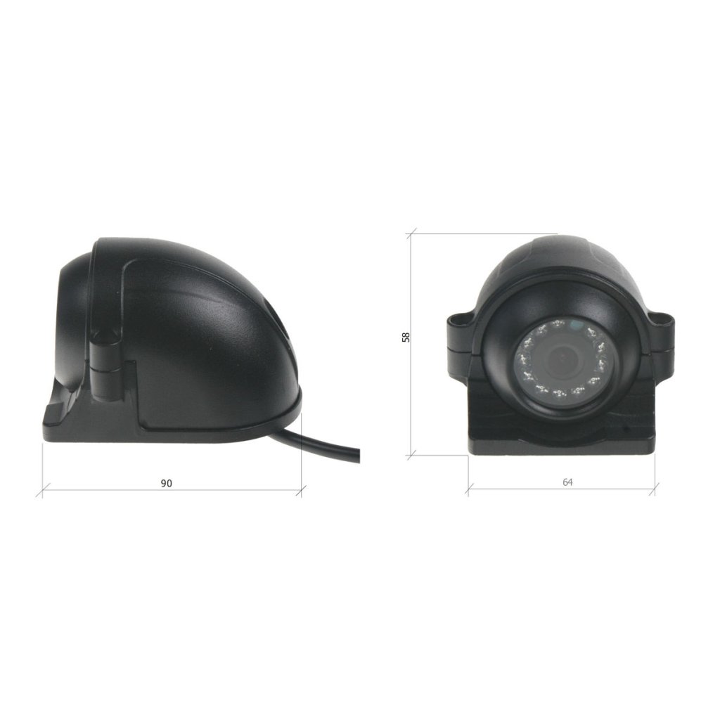 AHD 720P kamera 4PIN CCD SHARP s IR, vnější v kovovém obalu