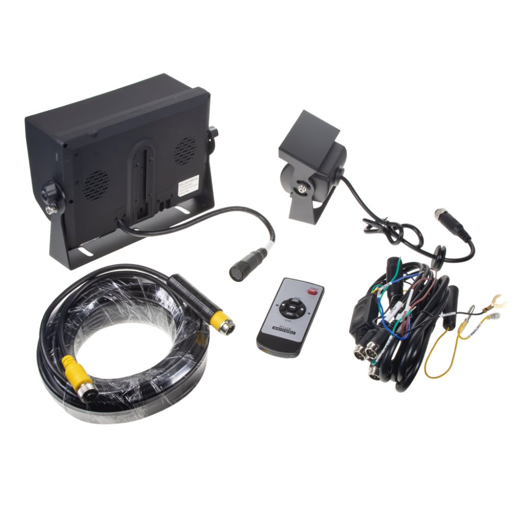 AHD kamerový set s monitorem 7", 3x 4PIN + kamera + 15m kabel