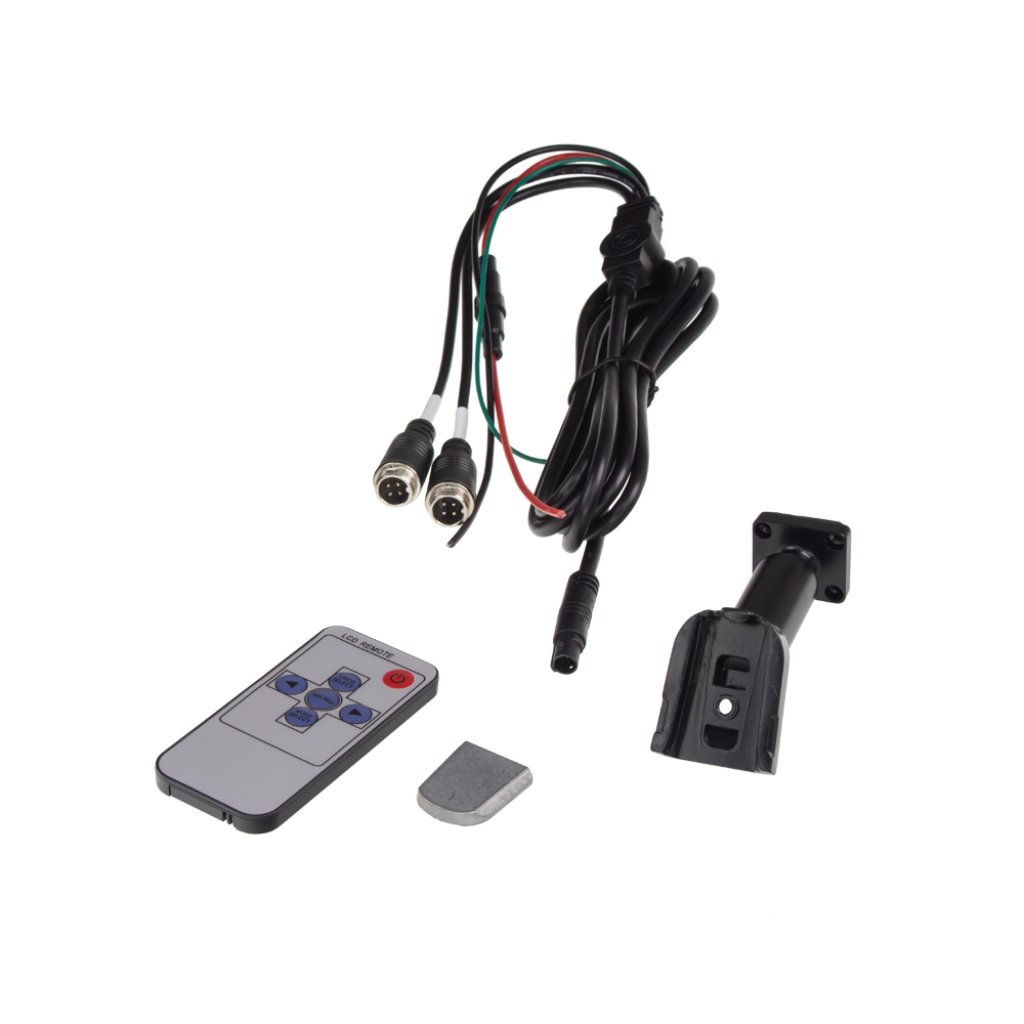 AHD monitor 7" na držák zrcátka se 2 x 4PIN vstupy