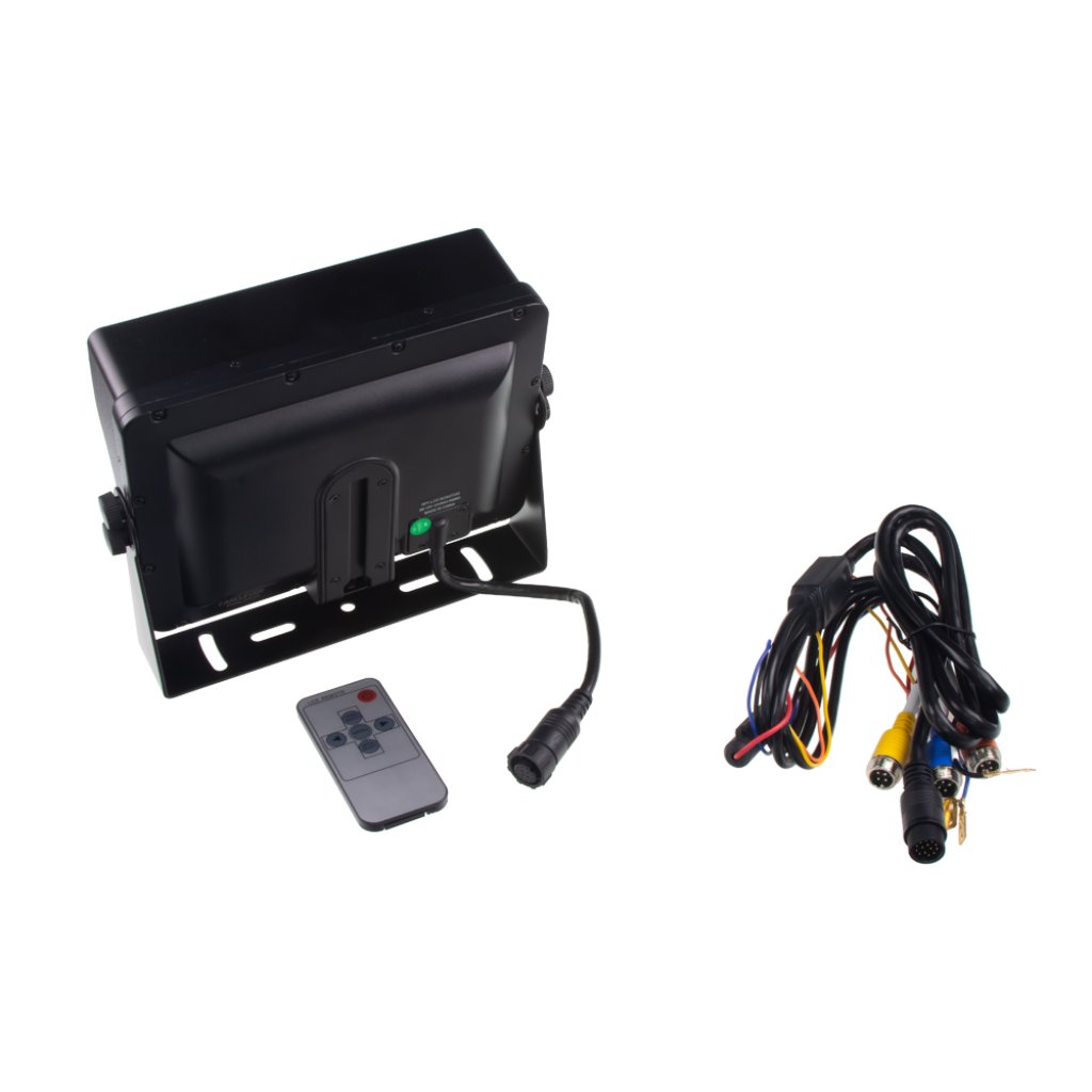 AHD monitor 7" prachotěsný/voděodolný/nárazu odolný, 3x4PIN vstup