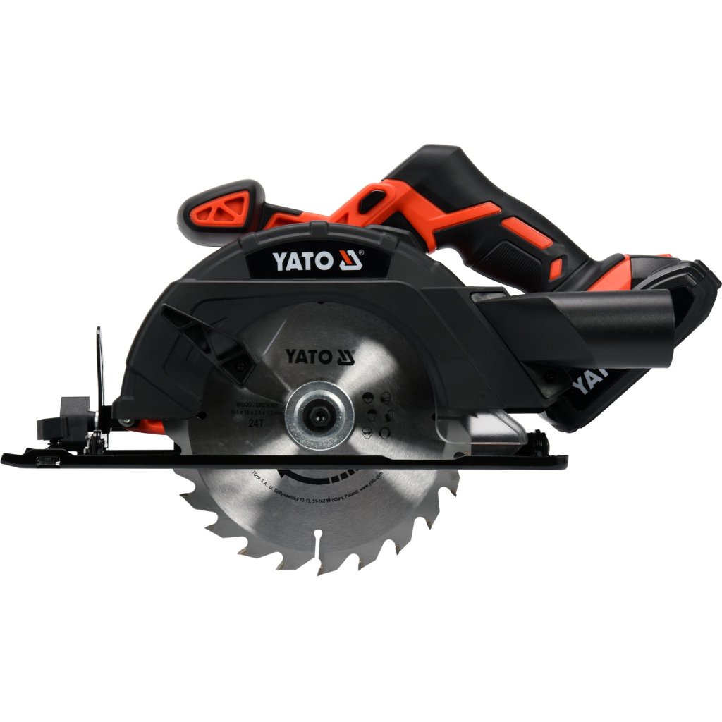 AKU kotoučová pila,18 V, 2 Ah, 165 mm - YT-82810