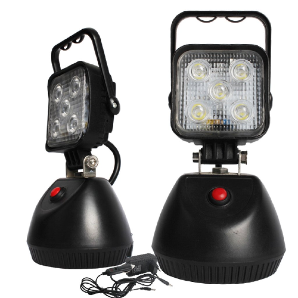 AKU LED světlo s magnetem, 5x3W, 220x115mm