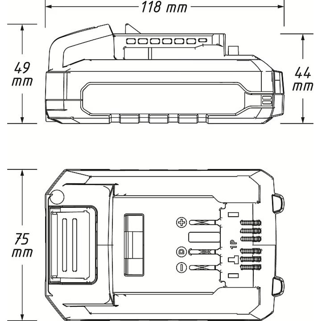 Akumulátor 18V, 2,5Ah, Li-Ion - Hazet 9500-025