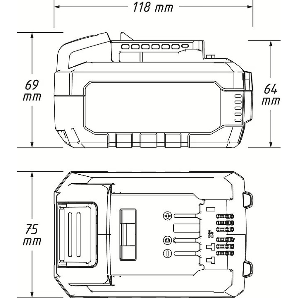 Akumulátor 18V, 5Ah, Li-Ion - Hazet 9500-05