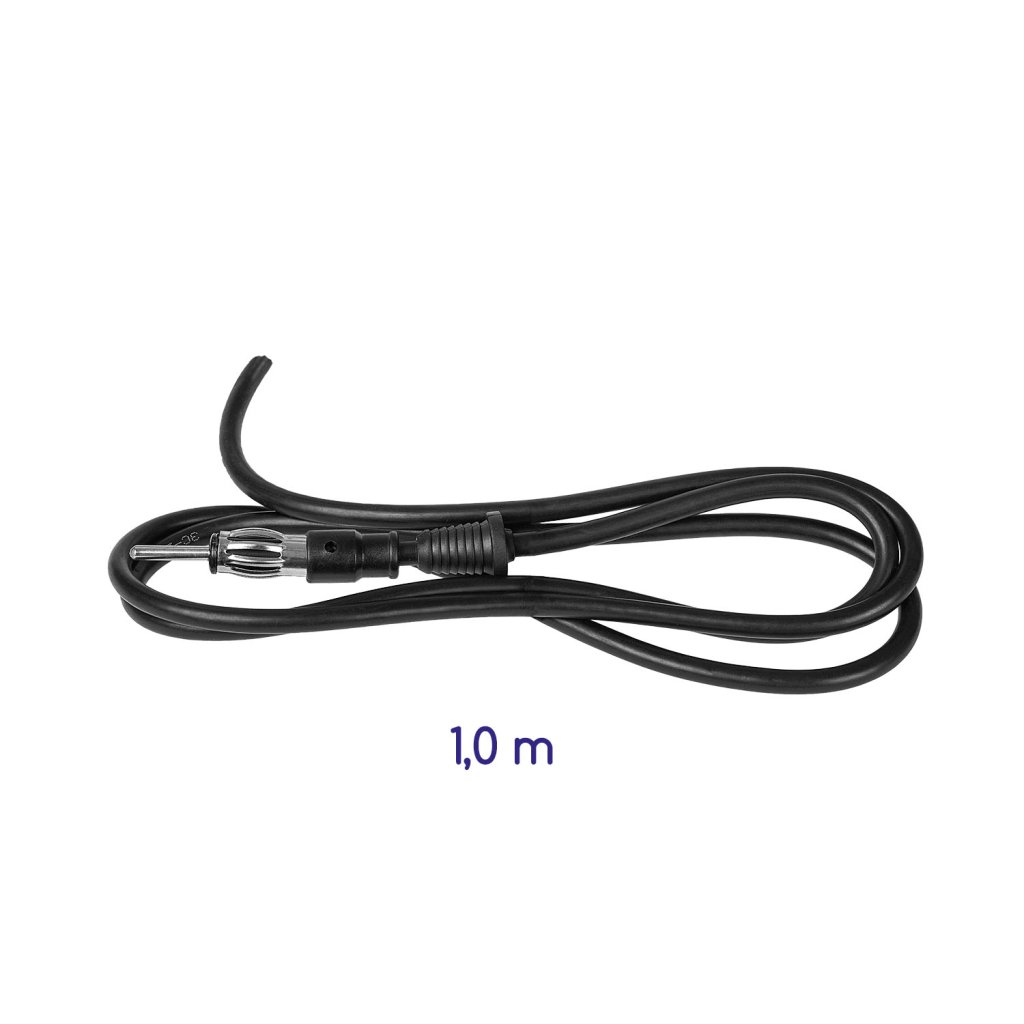 Anténa do blatníku 12V chrom, 531000