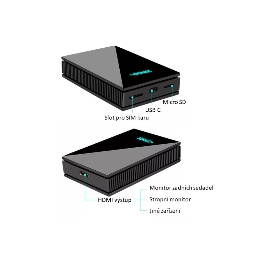 Apple CarPlay & Android Auto Convertor Box pro rádia OEM, HDMI-OUT