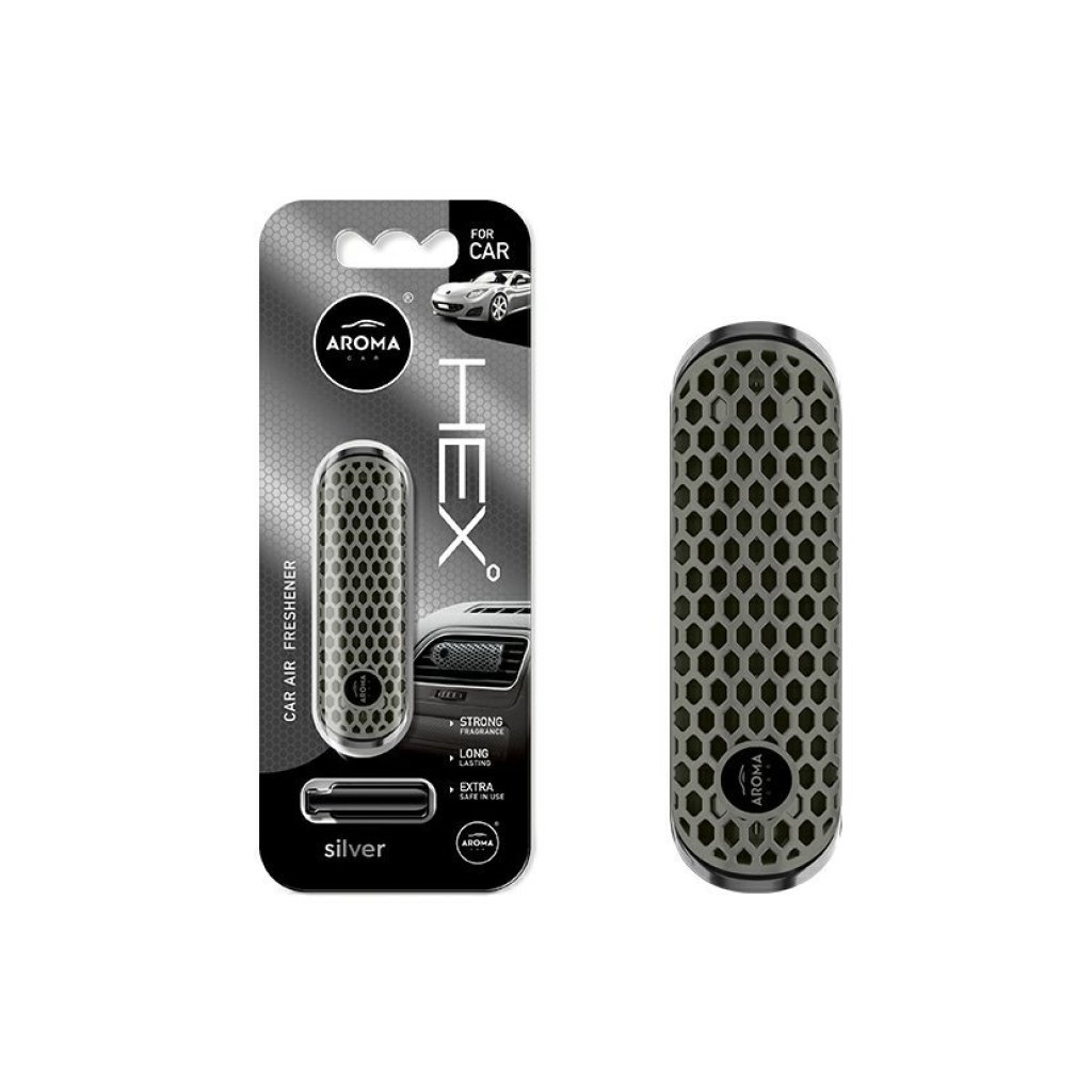 AROMA CAR HEX SILVER, 83576