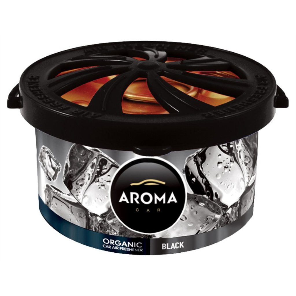 AROMA CAR ORGANIC 40g BLACK, FAL038