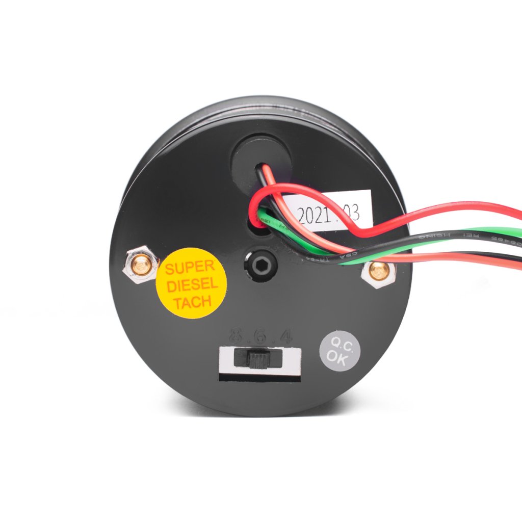 Autogauge palubní přístroj - otáčkoměr pro dieselové motory 0-6000 ot.