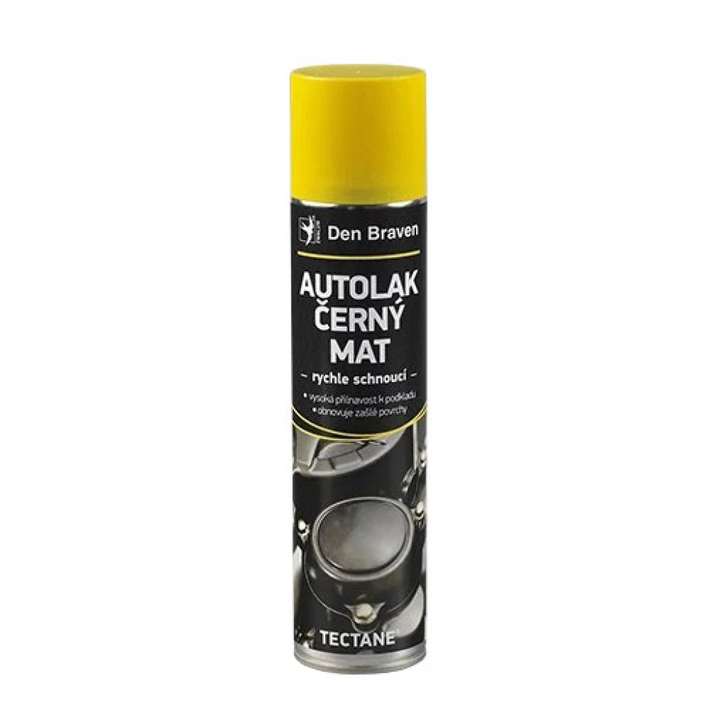 Autolak černý mat