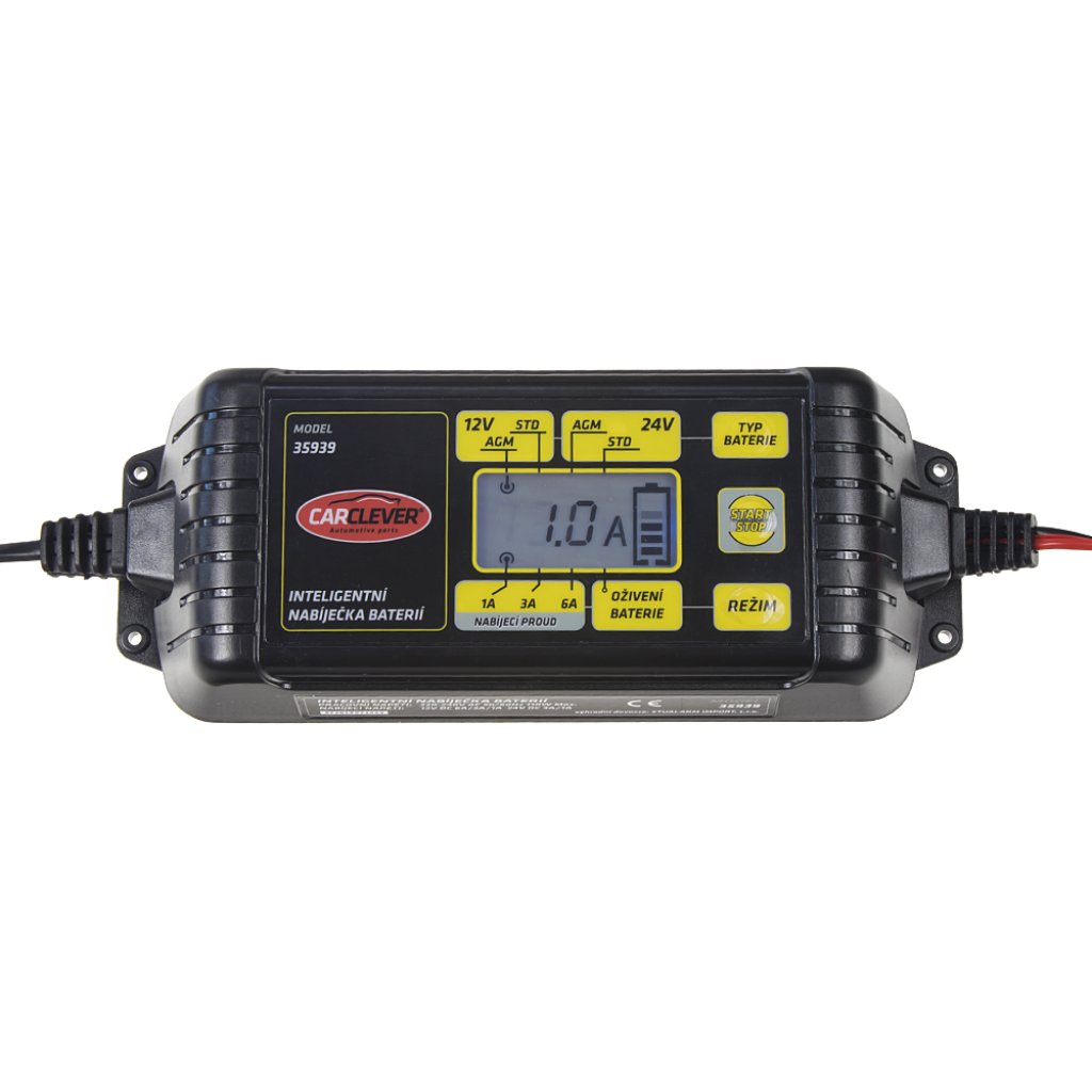 Autonabíječka CARCLEVER 12V & 24V/6A