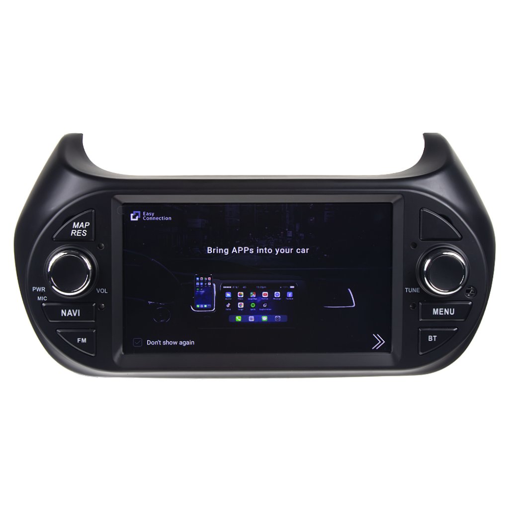 Autorádio pro FIAT/CITROEN/PEUGEOT s 7" LCD, Android 10.0, WI-FI, GPS, Mirror link, Bluetooth, 3xUSB