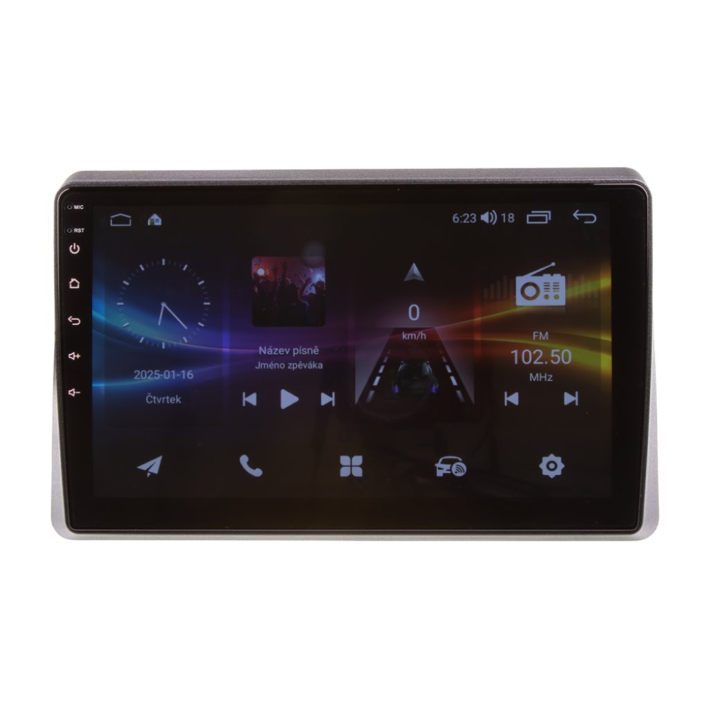 Autorádio pro Renault Master 2019- s 10,1" LCD, Android, WI-FI, GPS, CarPlay, 4G, Bluetooth