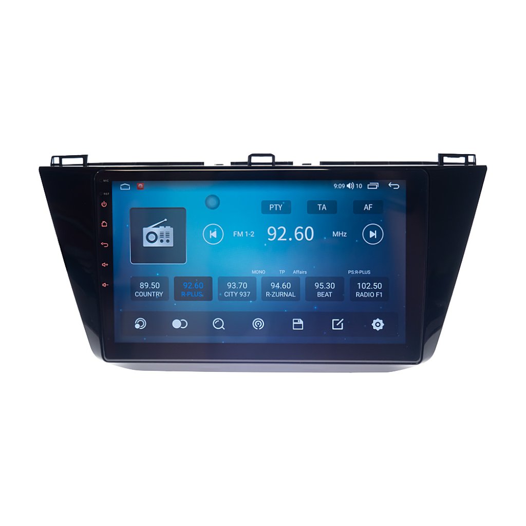 Autorádio pro VW Tiguan 2016- s 10,1" LCD, OS Android, WI-FI, GPS, CarPlay, Bluetooth, 2x USB, 4G