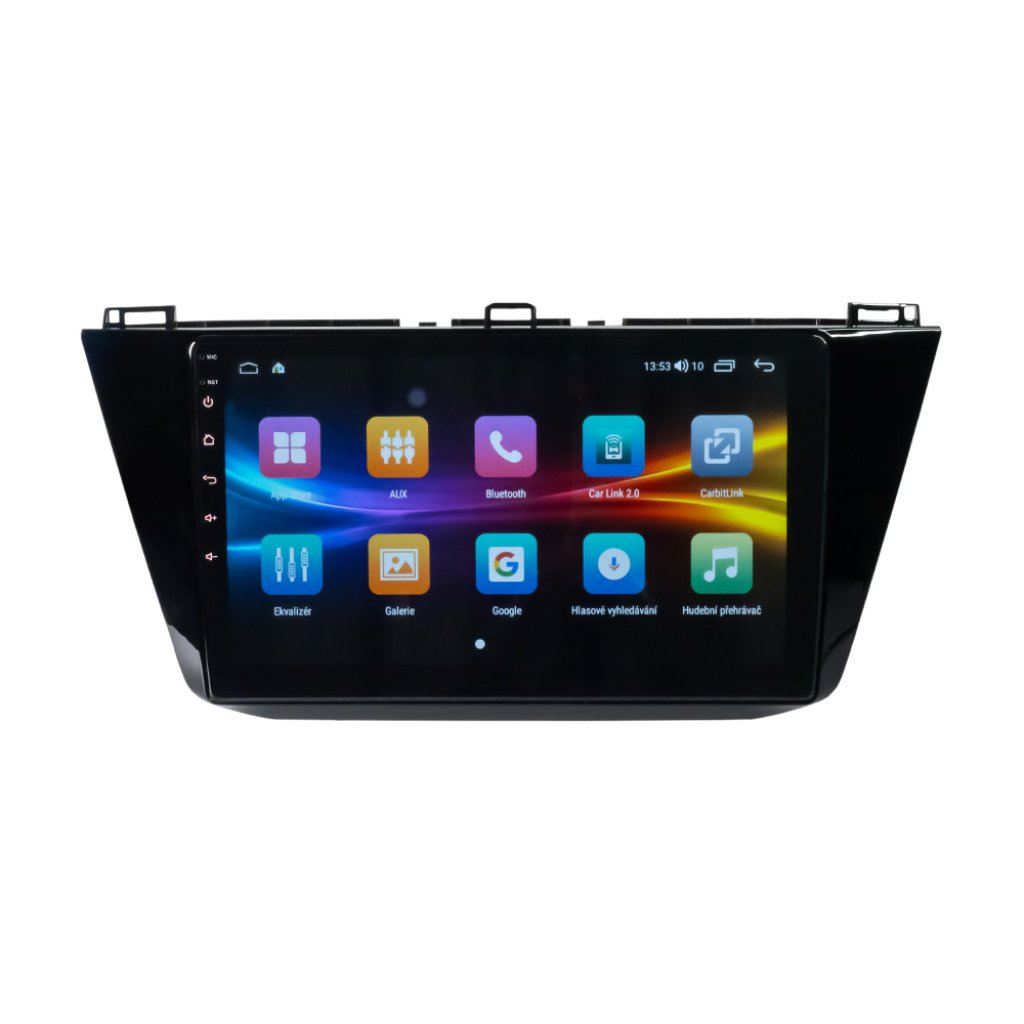 Autorádio pro VW Tiguan 2016- s 10,1" LCD, OS Android, WI-FI, GPS, CarPlay, Bluetooth, 2x USB, 4G