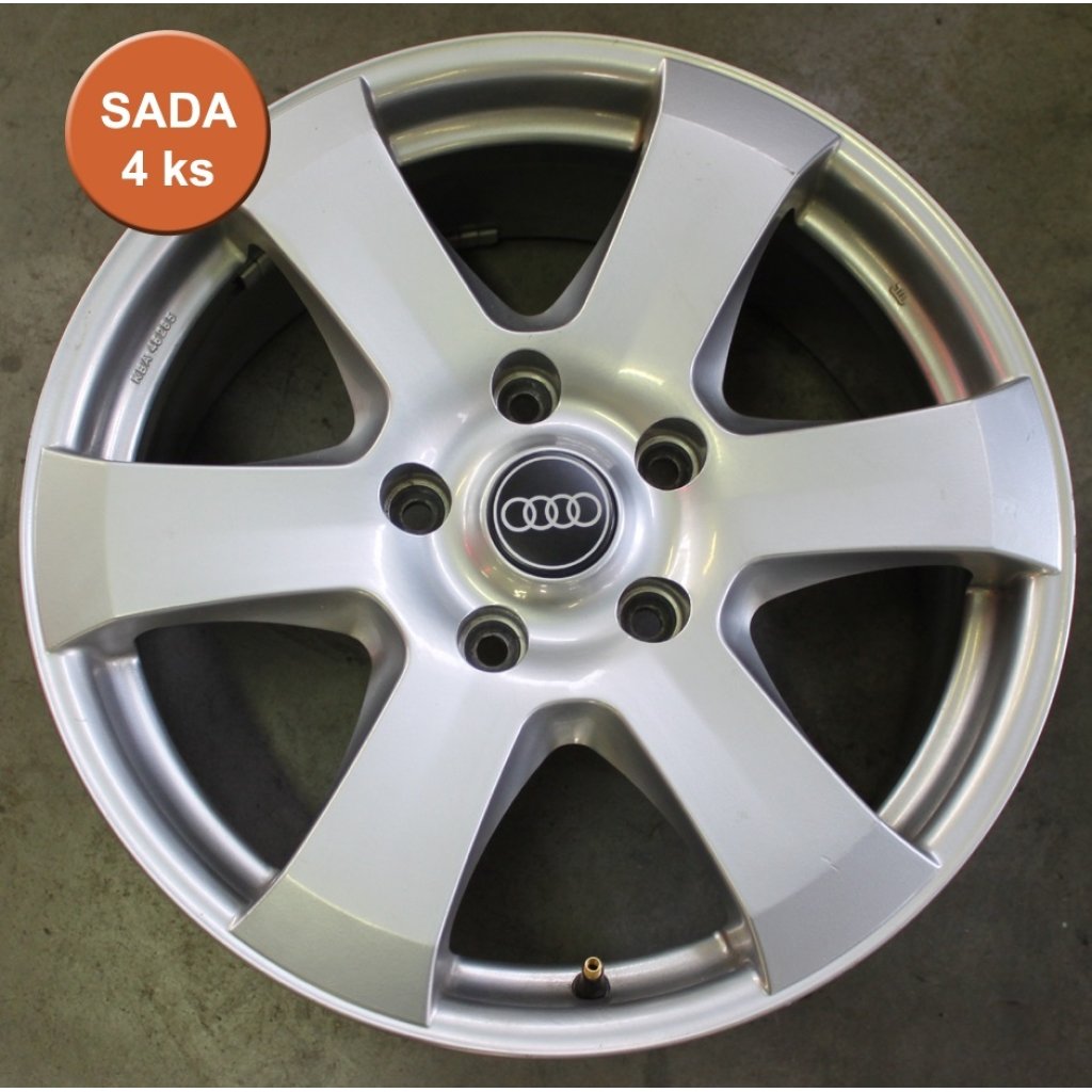 Bazar. disky 8,0x18 5/130 ET55 Autec Baltic, stříbrné, průměr 71,6