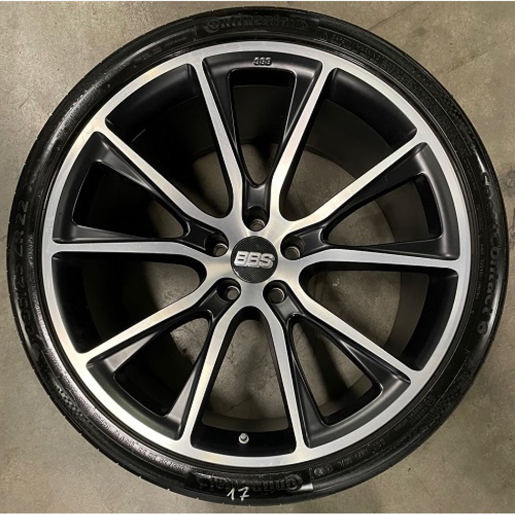 Bazar. komplety 10,5x22 ET40 a 11,5x22 ET38 5/120 BBS pro BMW X5,X6, 295/30R22 a 335/25R22