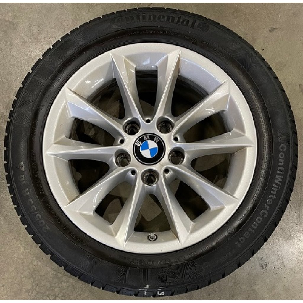 Bazar. komplety 7,0x16 5/120 ET40 original BMW, 205/55R16 91H zimní Continental TS830 RFT