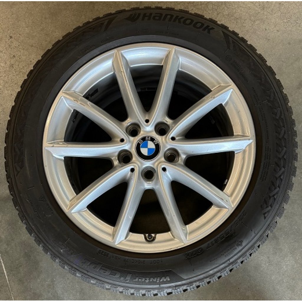 Bazar. komplety 7,5x17 5/112 ET52 BMW X1 2015-2022, zimní pneu 225/55R17 97H Hankook
