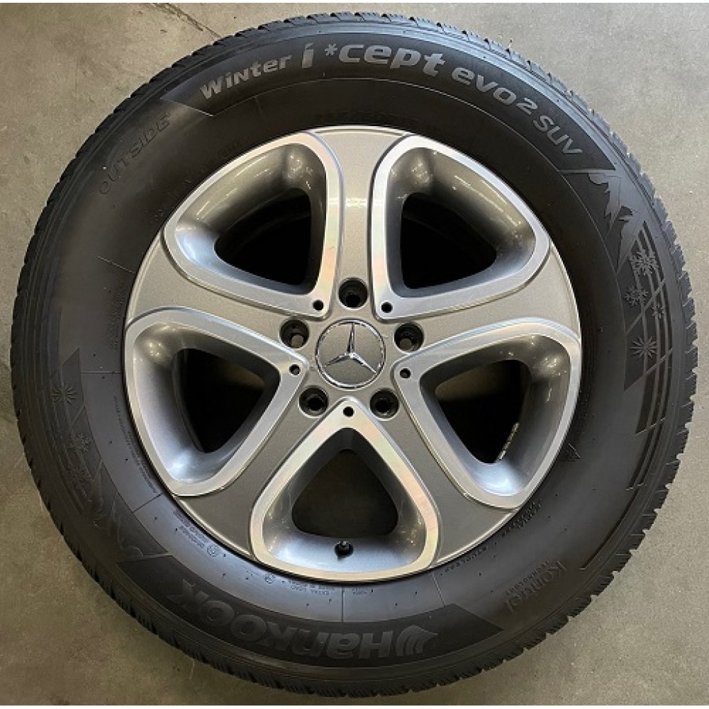 Bazar. komplety 7,5x18 5/130 ET63 Original Mercedes G, zimní Hankook W320 265/60R18 114H