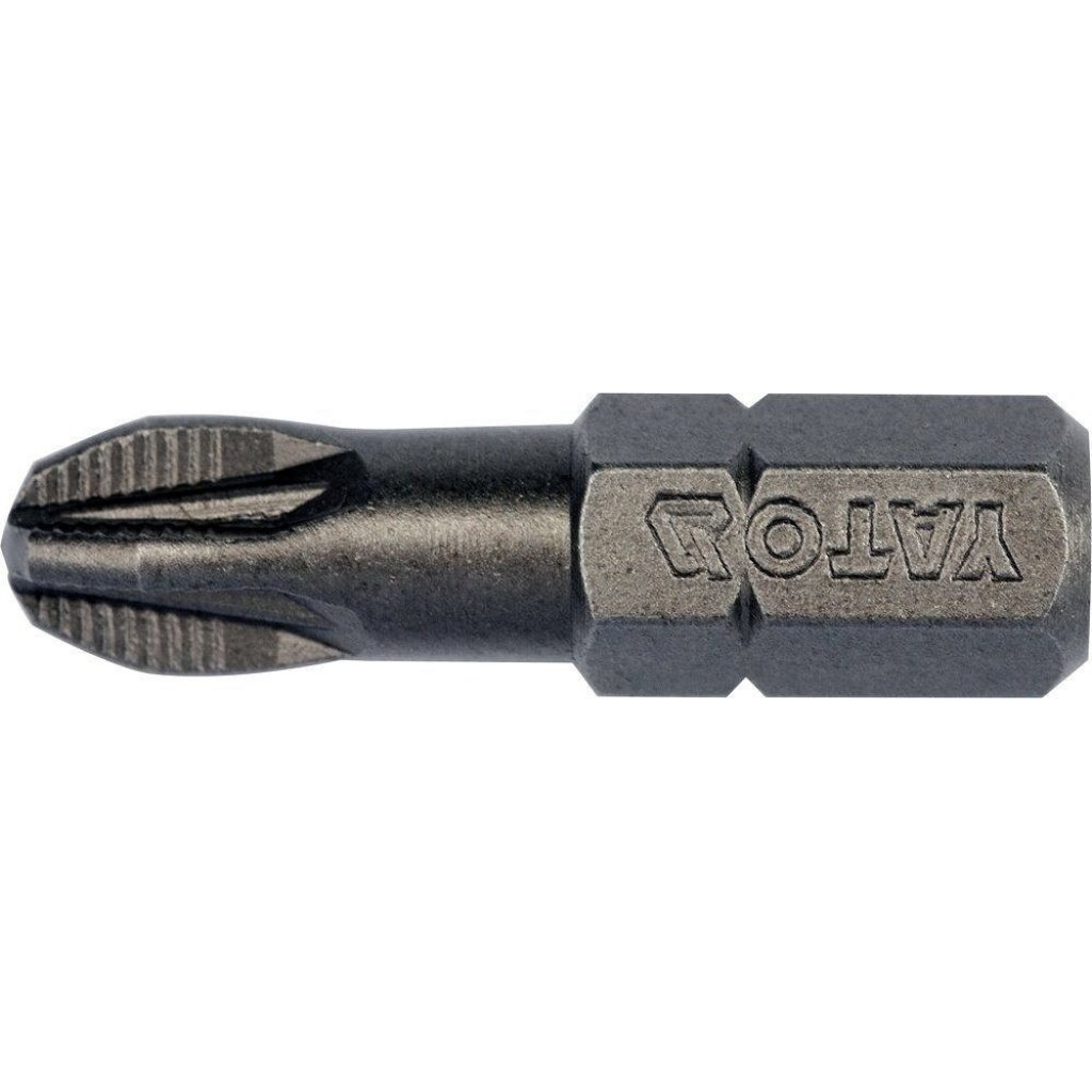 Bit křížový 1/4" PZ3 x 25 mm, AISI S2, HRC 58-61 10 ks