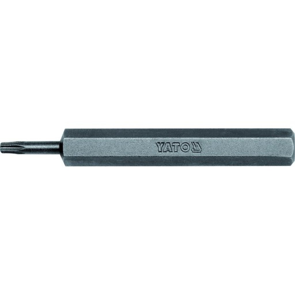 Bit TORX s otvorem 8 mm T10 x 70 mm 20 ks
