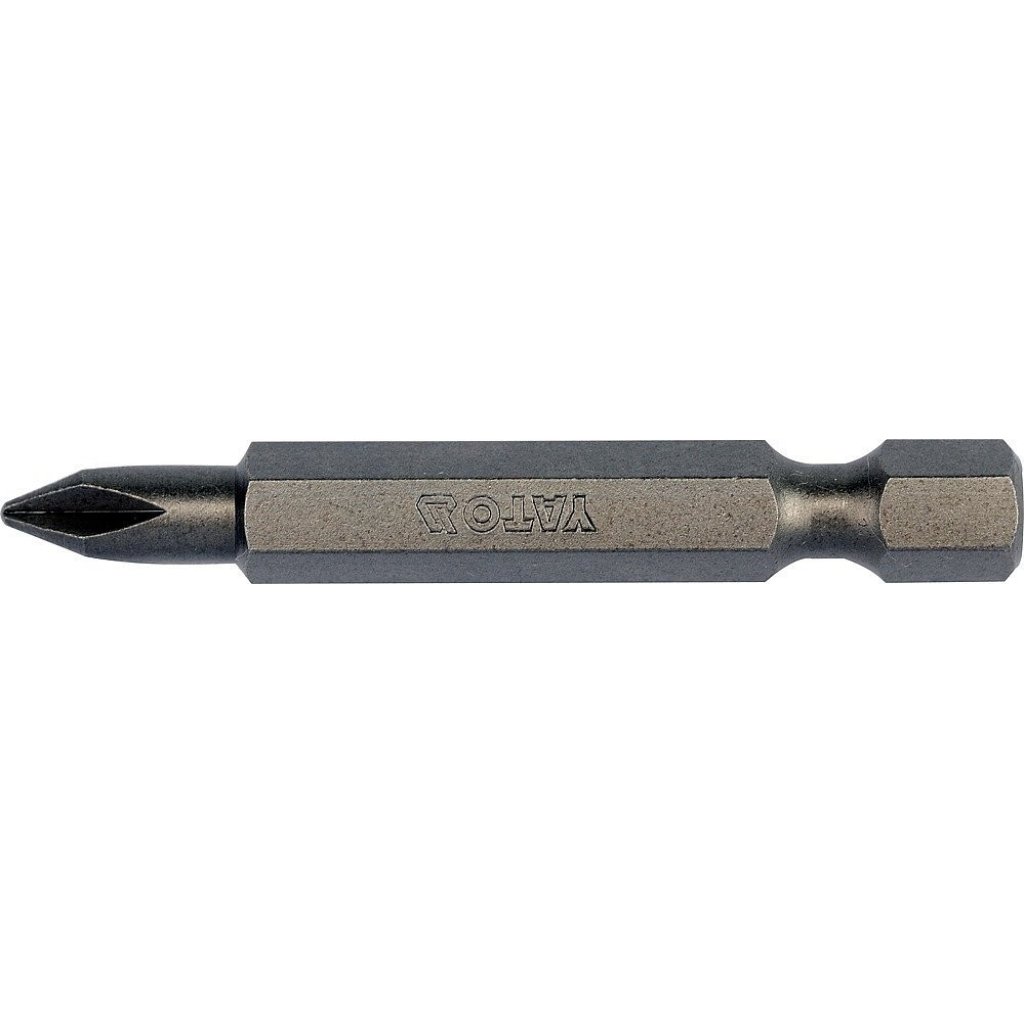 Bity 1/4" křížové PH1 x 50 mm, 10 ks YT-78151