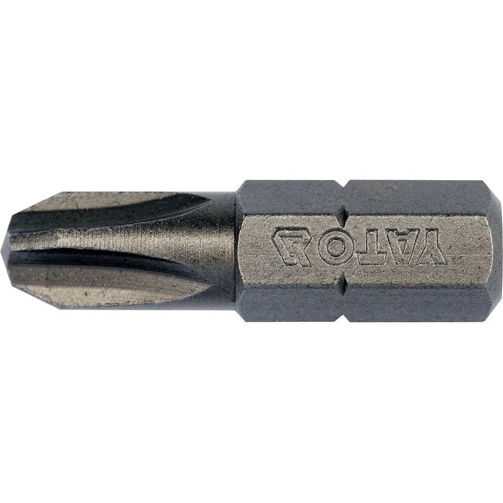 Bity 1/4" křížové PH3 x 25 mm, 10 ks YT-78133