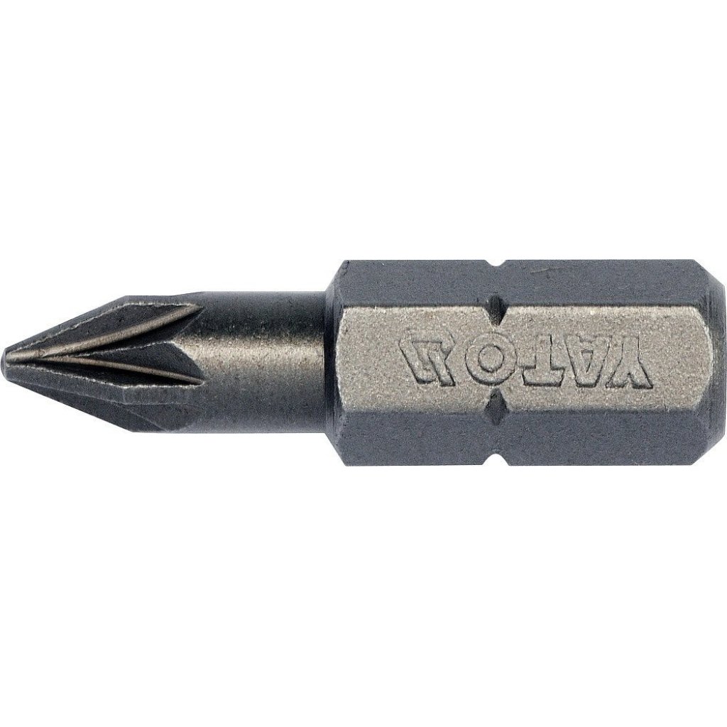 Bity 1/4" křížové PZ1 x 25 mm, 10 ks YT-78134