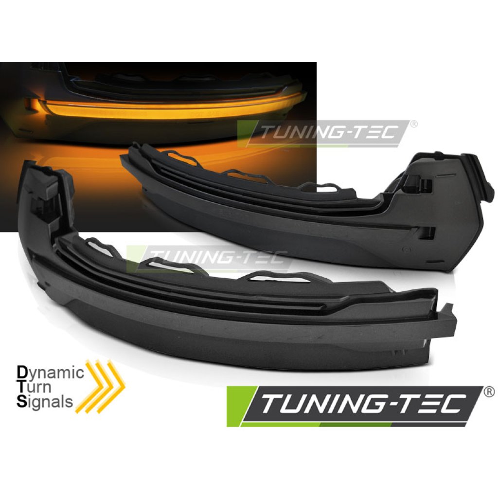 Blinkry boční do zrcátek LED AUDI A3 8V 12-16 SEQ kouřová