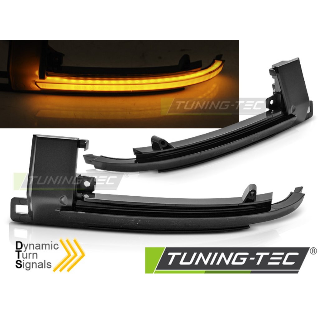 Blinkry boční do zrcátek LED AUDI A3/A4/A5/A6/Q3 SEQ kouřová